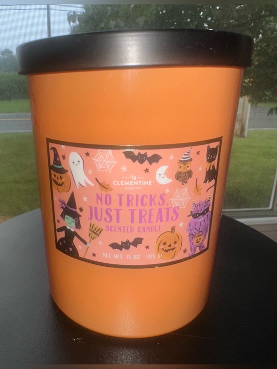 Clementine Other - Clementine Paper Co. "No Tricks, Just Treats" Halloween Sweet Candy Scent Candle